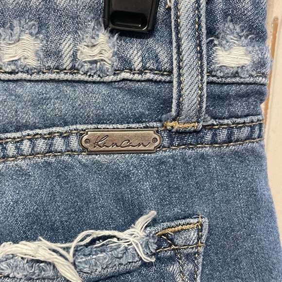 Denim Kancan Mid Rise Boyfriend Short - Picture 4 of 8